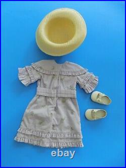 RARE Retired Rebecca's American Girl Summer Outfit Dress Bonnet Shoes