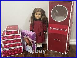 REBECCA American Girl Doll RETIRED + Hanukkah, Movie, Lace, School Outfit, Books