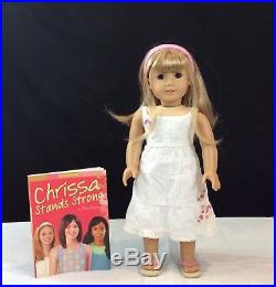 RETIRED American Girl Doll GWEN with Complete Meet Outfit & Book
