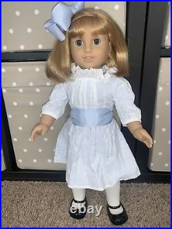 RETIRED American Girl PLEASANT COMPANY DOLL NELLIE in MEET OUTFIT & PURSE