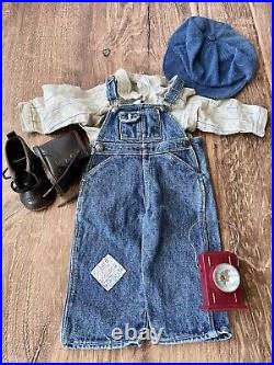 RETIRED Kit Kittredge American Girl Doll Hobo Outfit With Lantern and Can Goods