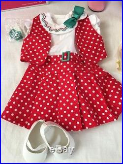 Retired 18 American Girl Doll Caroline Abbott in Meet Outfit with Extra Outfits