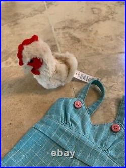 Retired AMERICAN GIRL DOLL KIT'S CHICKEN KEEPING OUTFIT Complete RARE HTF