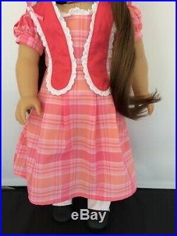 Retired AMERICAN GIRL Doll MARIE GRACE with complete Meet Outfit EUC