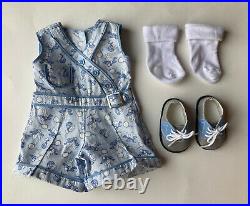 Retired American Girl 18 Doll Kit Rabbit Playsuit Outfit Saddle Shoes Socks