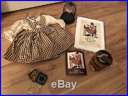 Retired American Girl Addy Walker Pleasant Co. Doll Trunk Outfit Accessories