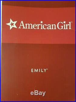 Retired American Girl Doll Mollys Emily Bennett in box with book & pajama outfit