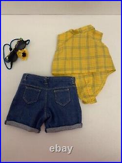 Retired American Girl Doll Picnic Outfit Pleasant Co With Accessories