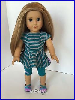 Retired American Girl MCKENNA in meet outfit beautiful doll