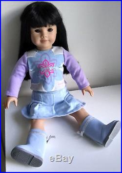 Retired Euc American Girl Doll Jly Asian # 4 Pleasant Company 749/76 & Outfit