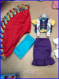 Retired Kaya American Girl Doll with 3 Outfits, 4 Books, Near Perfect Condition