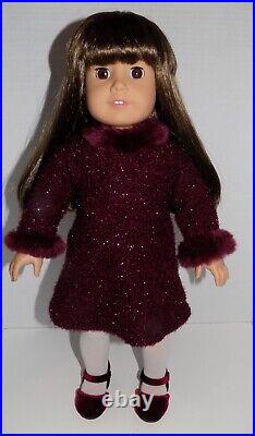 Retired LNIB AGoT Pleasant Co. American Girl #16 Doll w Box, Holiday Xmas Outfit