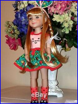 Ruby Red Fashion Friends Sara Effner sculpt American girl Wellie wishers outfit