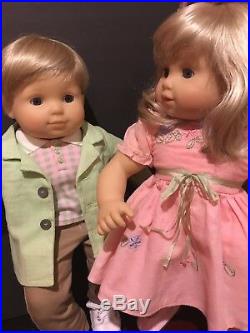 SALEAmerican Girl TWINS-retired, Bitty Baby, retired Church Outfit EUC