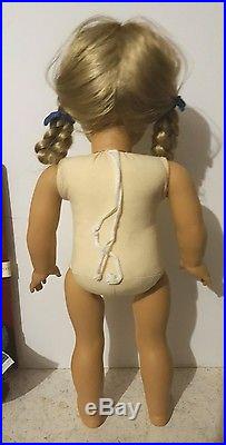 Signed American Girl Kirsten-white Body-w. Germany-#135-oct, 1986-meet Outfit+more