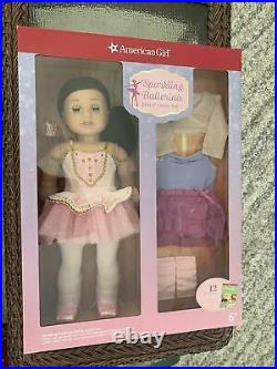 SOLD OUT! American Girl Sparkling Ballerina Doll & Outfit Set Black Hair Doll