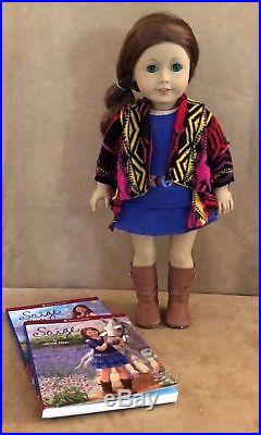 Saige GOTY 2013 Meet outfit dress American Girl of Today Doll book lot retired