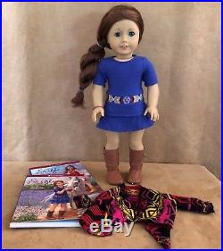 Saige GOTY 2013 Meet outfit dress American Girl of Today Doll book lot retired