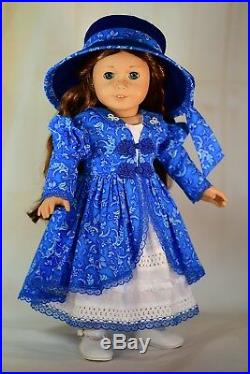 The Mayor's Daughter Dress Coat Outfit for 18 American Girl Doll Samantha