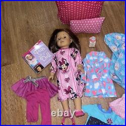 VTG American Girl Doll Brown Hair/eyes Many Clothes, Shoes, Access. & Suitcase