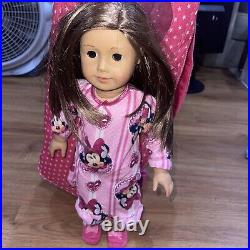 VTG American Girl Doll Brown Hair/eyes Many Clothes, Shoes, Access. & Suitcase