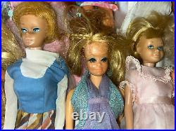 Vintage 1960s 70s 80s Barbie Skipper American Girl Doll Lot Clothes Accessories