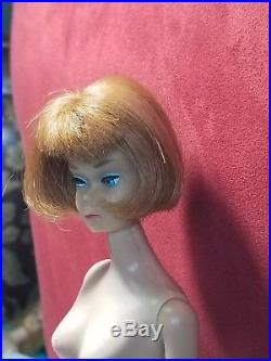 Vintage American Girl Barbie Doll 1958 #1070 With Original Outfits Bend Legs