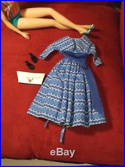 Vintage American Girl Barbie Doll 1958 #1070 With Original Outfits Bend Legs