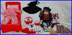 Vintage American Girl Doll Molly Collection 5 Outfits Accessories Bed BO