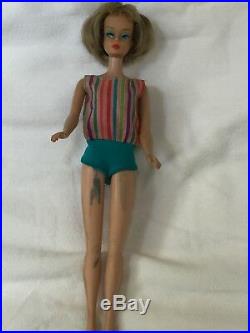 Vintage Barbie American Girl Doll 1963 Plus Outfits And 4 Heads