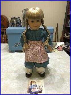 Vintage Pleasant Company American Girl Doll Kirsten with Meet Outfit & Accessories