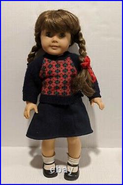 Vintage Pleasant Company Retired American Girl Original Molly Doll with Outfit