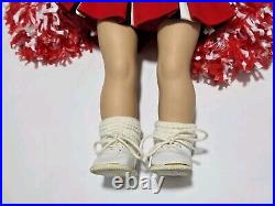 Vtg American Girl Doll Pleasant Company Kirsten Larson With Cheerleader Outfit