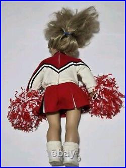 Vtg American Girl Doll Pleasant Company Kirsten Larson With Cheerleader Outfit