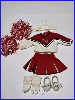 Vtg American Girl Doll Pleasant Company Kirsten Larson With Cheerleader Outfit