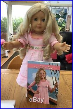 Weekend Deal! American Girl Doll Caroline In Meet Outfit With Book